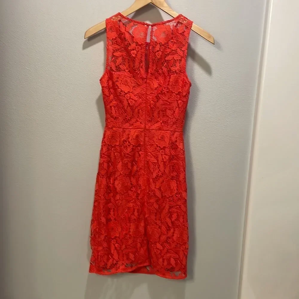 J.CREW woman’s orange lace dress